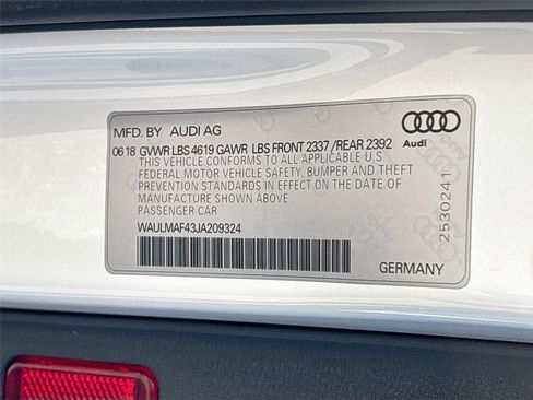 Used 2018 Audi A4 2.0T Ultra Premium Plus w/ Premium Plus Package image 36
