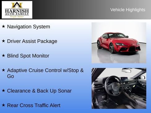 Used 2020 Toyota Supra Premium w/ Driver Assist Package RWD image 7