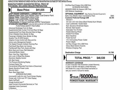 Used 2025 Jeep Grand Cherokee L Altitude AWD/4WD image 7