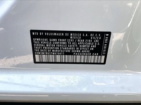 New 2026 Volkswagen Jetta GLI Autobahn FWD image 19