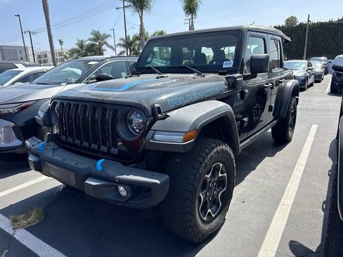 Used 2022 Jeep Wrangler Unlimited Rubicon 4xe w/ Steel Bumper Group AWD/4WD image 3