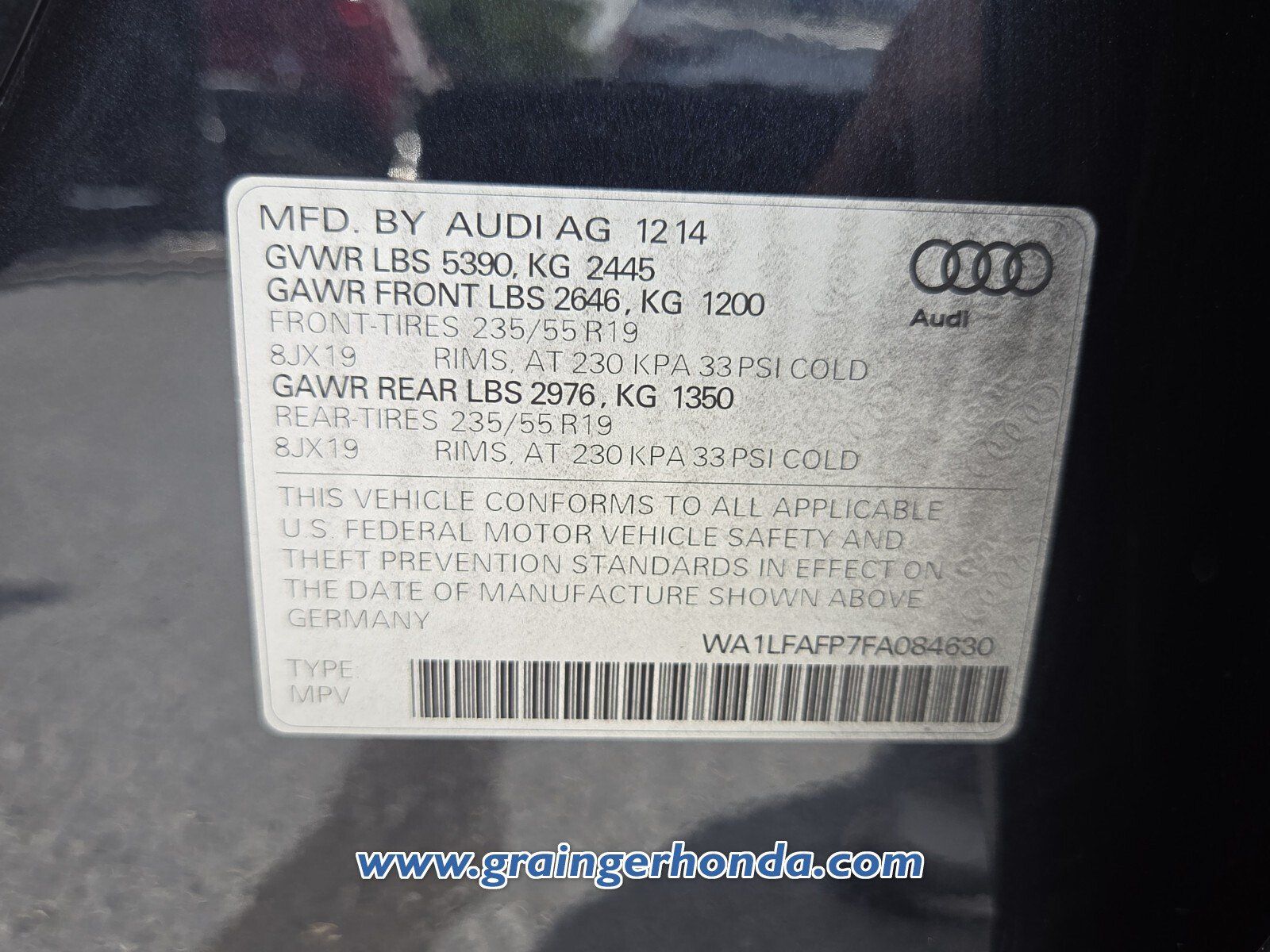 Used 2015 Audi Q5 2.0T Premium Plus AWD/4WD image 14