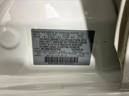 Certified 2023 Nissan Versa SV FWD image 19