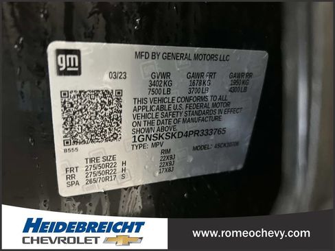 Certified 2023 Chevrolet Tahoe Premier image 8