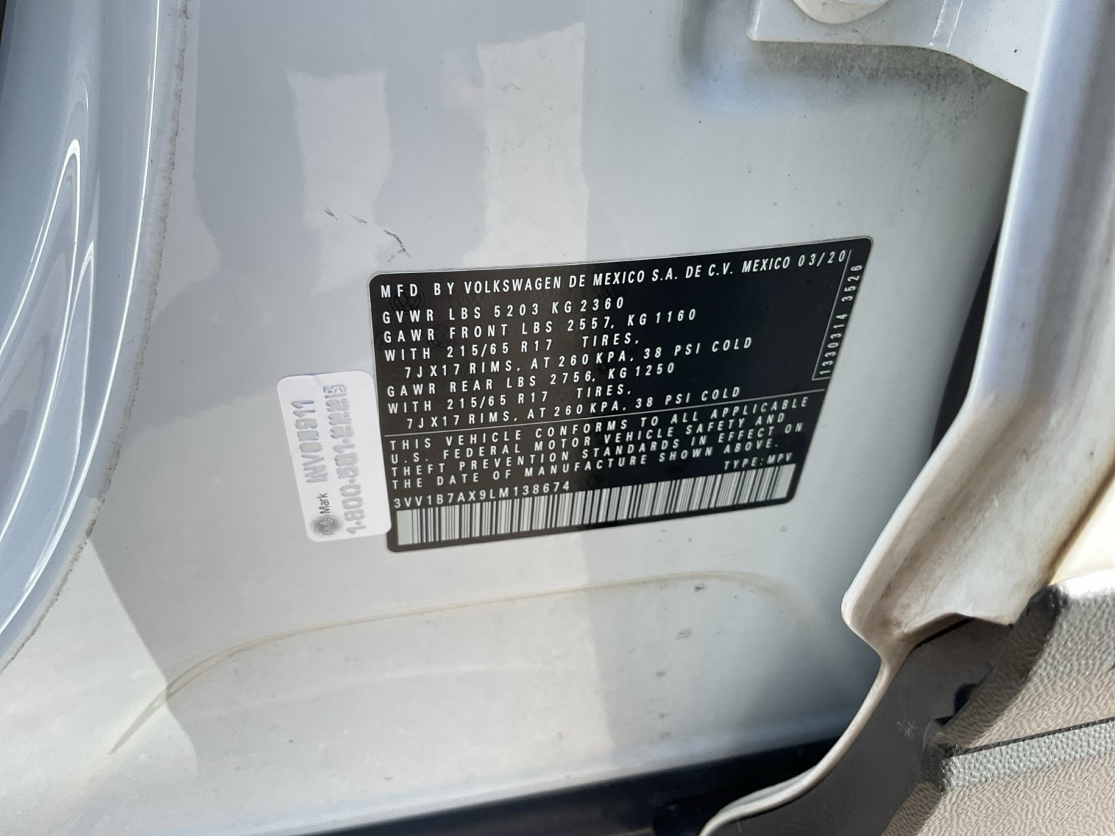 Used 2020 Volkswagen Tiguan S FWD image 25