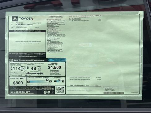 New 2026 Toyota Prius Plug-In Hybrid FWD image 26