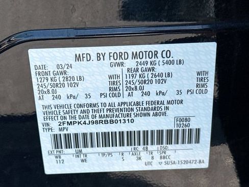 Used 2024 Ford Edge ST-Line AWD/4WD image 34