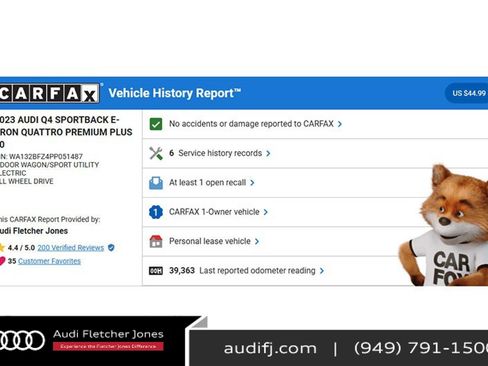 Used 2023 Audi Q4 e-tron Premium Plus w/ Premium Plus image 2