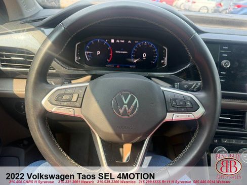 Used 2022 Volkswagen Taos SEL w/ Panoramic Sunroof Package AWD/4WD image 14