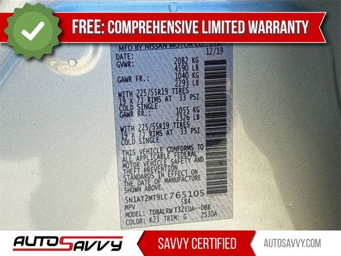 Used 2020 Nissan Rogue SL image 32