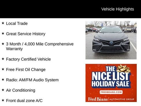Used 2022 Toyota Camry SE image 3