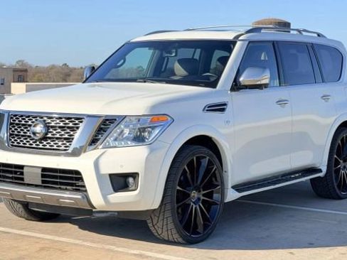Used 2019 Nissan Armada Platinum w/ Captain's Chairs Package image 3