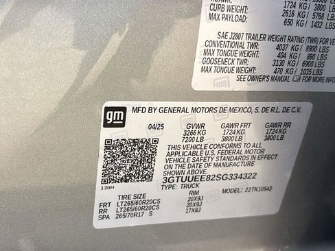 Certified 2025 GMC Sierra 1500 AT4 w/ AT4 Premium Package AWD/4WD image 25