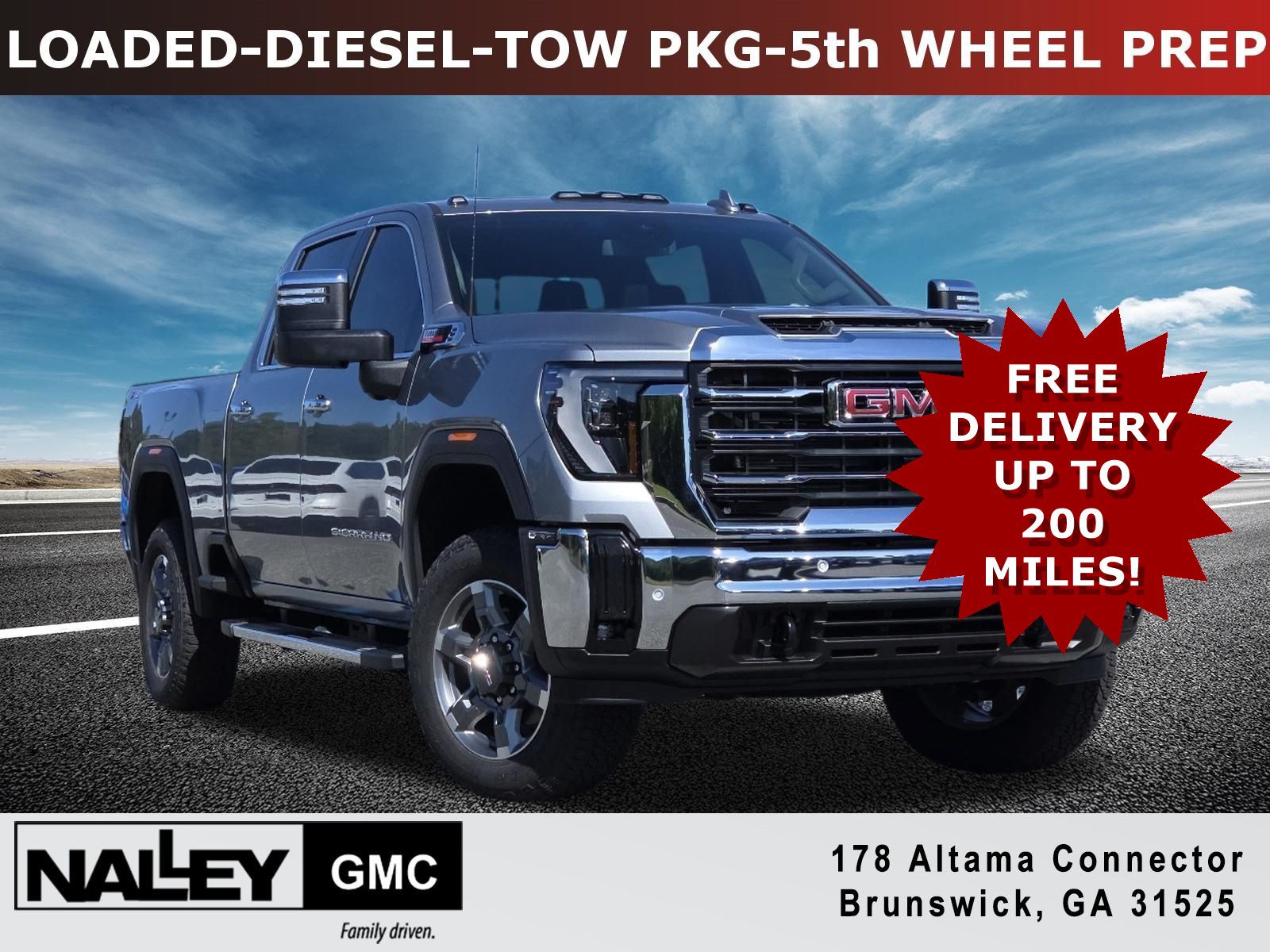 New 2026 GMC Sierra 2500 SLT w/ SLT Premium Package AWD/4WD 360° Tour