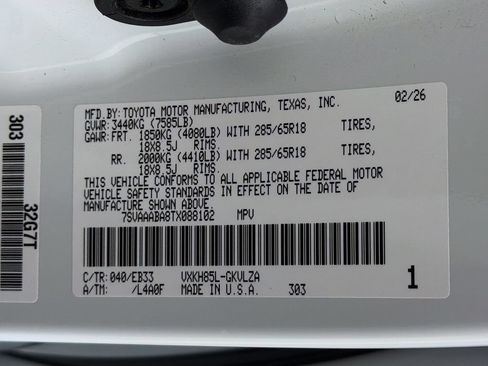 Certified 2026 Toyota Sequoia TRD Pro AWD/4WD image 30