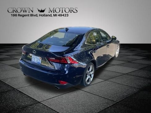 Used 2014 Lexus IS 350 w/ Luxury Package w/Brown Wood RWD image 3