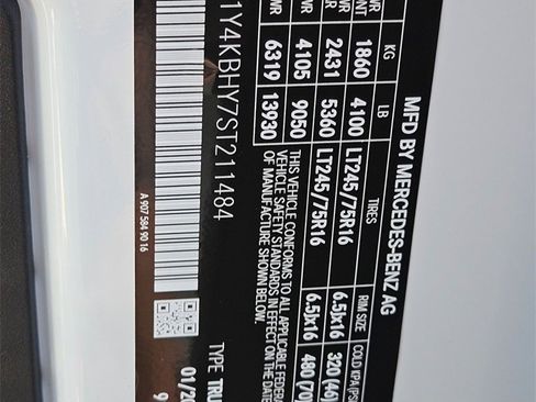 New 2025 Mercedes-Benz Sprinter 2500 image 21