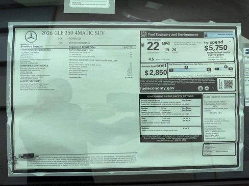 New 2026 Mercedes-Benz GLE 350 4MATIC image 4