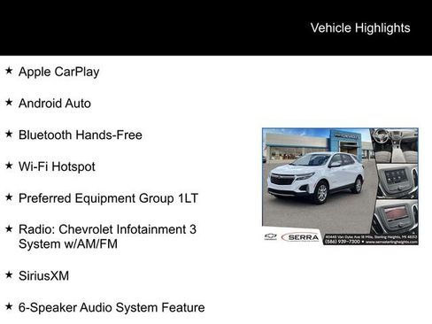 Certified 2024 Chevrolet Equinox LT w/ LPO, Floor Liner Package FWD image 4