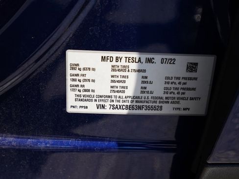 Used 2022 Tesla Model X Plaid AWD/4WD image 34
