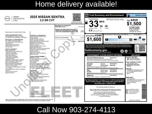 Used 2025 Nissan Sentra SR FWD image 36