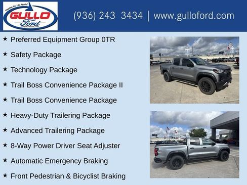 Used 2023 Chevrolet Colorado Trail Boss w/ Technology Package AWD/4WD image 11