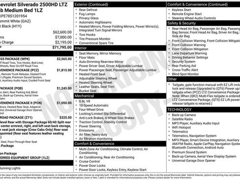 Used 2025 Chevrolet Silverado 2500 LTZ w/ Trail Boss Package AWD/4WD image 1