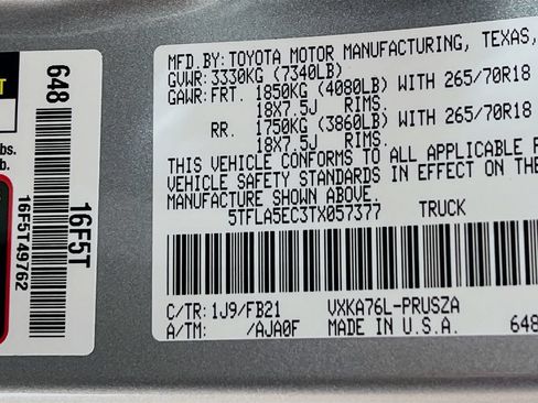 New 2026 Toyota Tundra SR5 AWD/4WD image 24