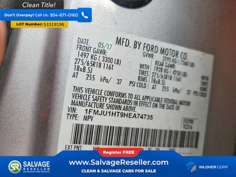 Used 2017 Ford Expedition XLT RWD image 17
