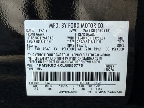 Used 2020 Ford Explorer XLT image 51