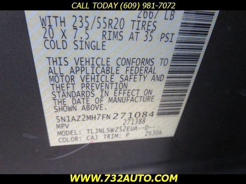 Used 2015 Nissan Murano Platinum w/ Platinum Technology Package image 33