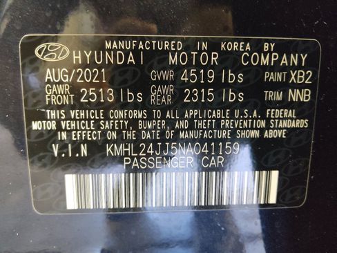 Used 2022 Hyundai Sonata Blue FWD image 33