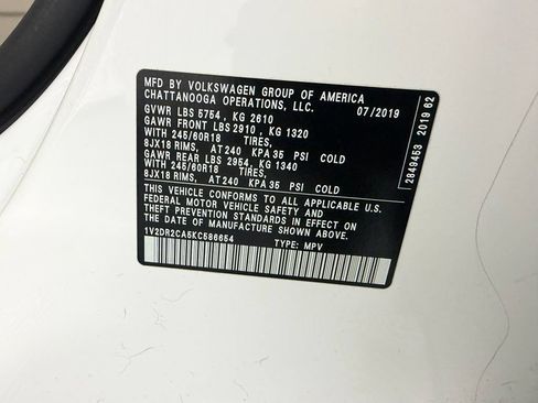 Used 2019 Volkswagen Atlas SE FWD image 31