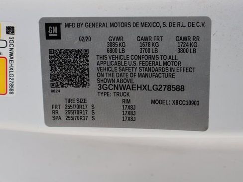 Certified 2020 Chevrolet Silverado 1500 W/T w/ Trailering Package RWD image 40