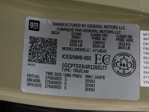 Used 2024 Chevrolet Colorado Trail Boss w/ Safety Package AWD/4WD image 86