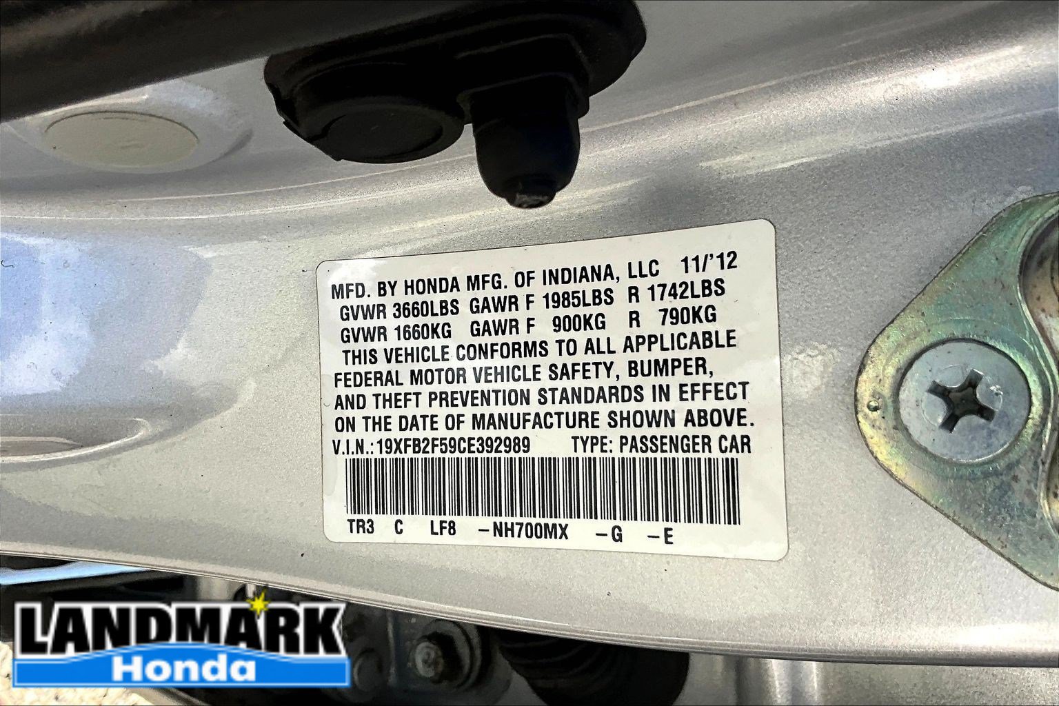 Used 2012 Honda Civic LX image 32
