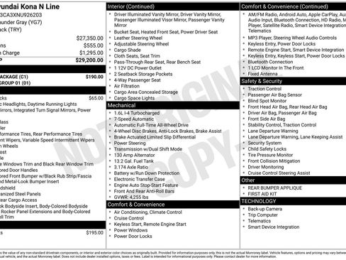 Used 2022 Hyundai Kona N Line w/ Cargo Package image 43