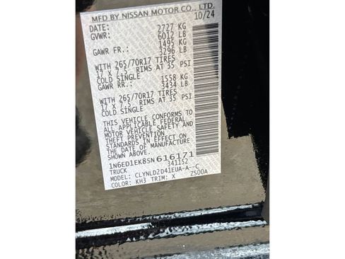 New 2025 Nissan Frontier PRO-4X image 15