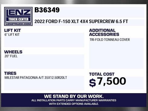 Used 2022 Ford F150 XLT w/ Equipment Group 301A Mid AWD/4WD image 2