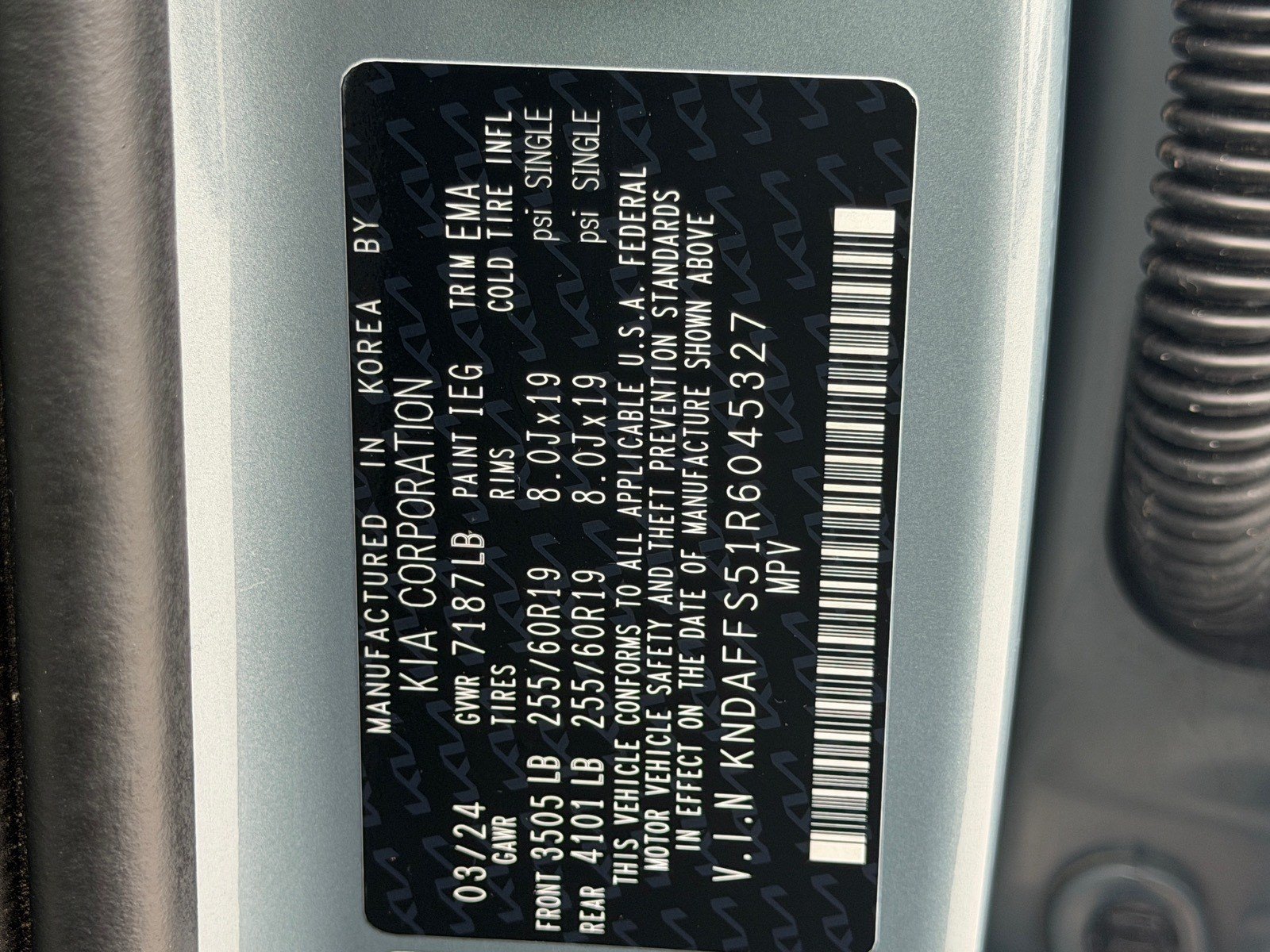Used 2024 Kia EV9 Wind AWD/4WD image 50