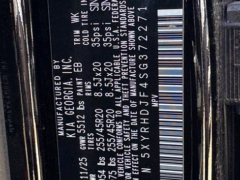 New 2025 Kia Sorento EX image 20