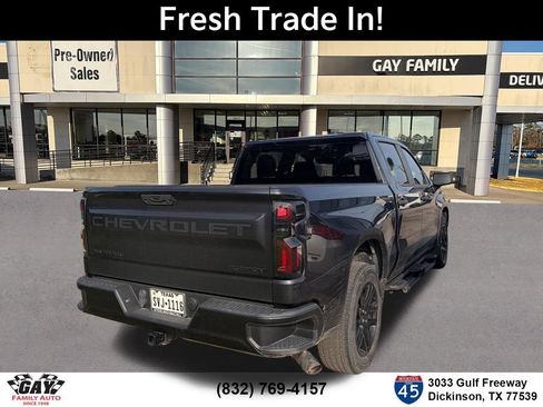 Certified 2023 Chevrolet Silverado 1500 Custom w/ LPO, Dark Essentials Package RWD image 9