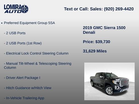 Used 2019 GMC Sierra 1500 Denali AWD/4WD image 33
