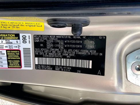 Used 2015 Toyota Sienna Limited FWD image 36