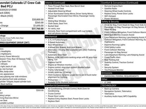 New 2025 Chevrolet Colorado LT image 2