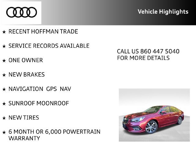 Used 2019 Subaru Legacy 3.6R Limited AWD/4WD image 7
