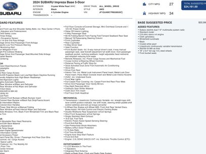 Used 2024 Subaru Impreza 2.0i