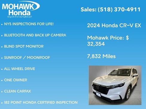 Certified 2024 Honda CR-V EX image 8