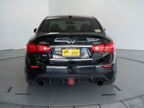 Used 2016 INFINITI Q50 Red Sport 400 w/ Cargo Package AWD/4WD image 7