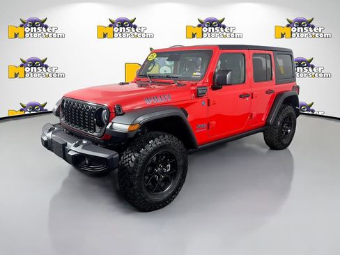 Used 2025 Jeep Wrangler Unlimited Sport S 4xe AWD/4WD image 1